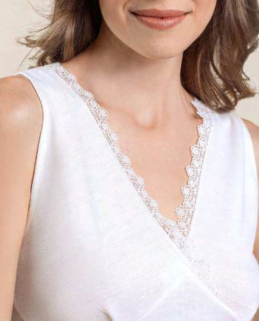 VITTORIA B V265 Camiseta interior Lana y Algodón - WHITE-PACK 2