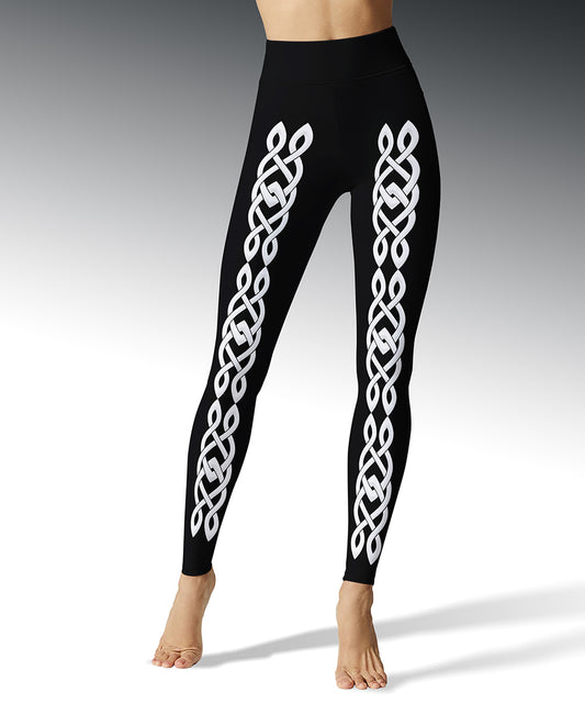 HYD Legging VISION WHITE TRANSFER Black