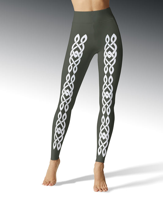 HYD Legging VISION WHITE TRANSFER Sage Leaf