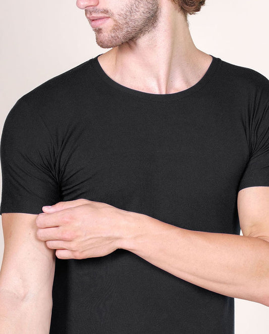 VITTORIA B VM186 Camiseta interior Modal - BLACK - PACK 2