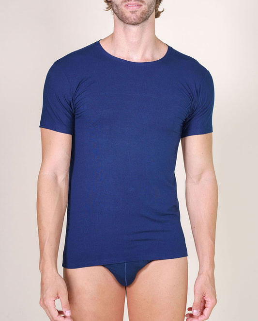 VITTORIA B VM186 Camiseta interior Modal - BLUE - PACK 2