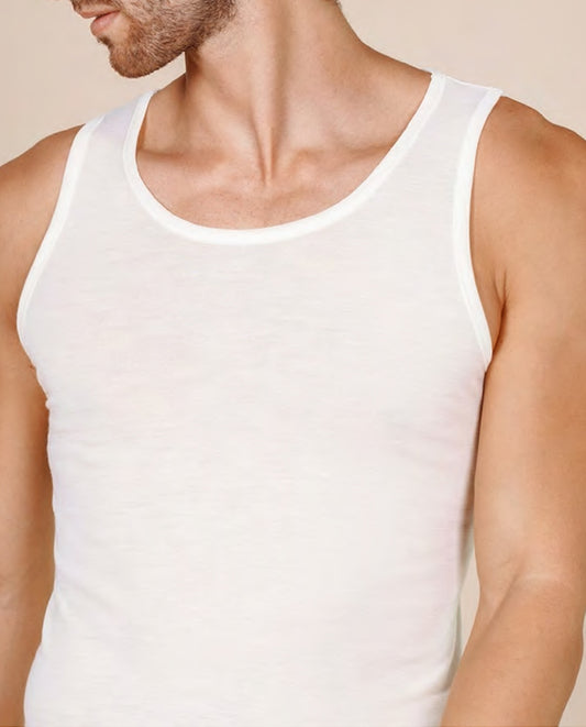 VITTORIA B VM455 Camiseta interior Lana y Seda - WHITE-PACK 2