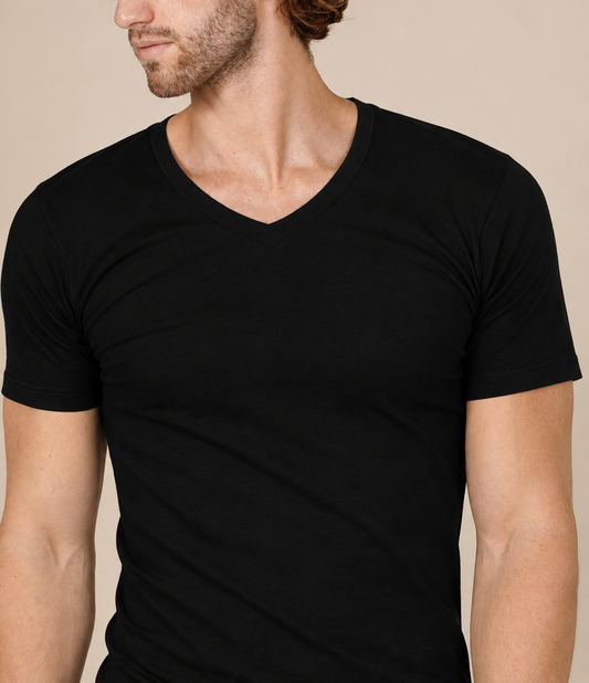 VITTORIA B VM461 Camiseta interior Lana y Algodón - BLACK-PACK 2