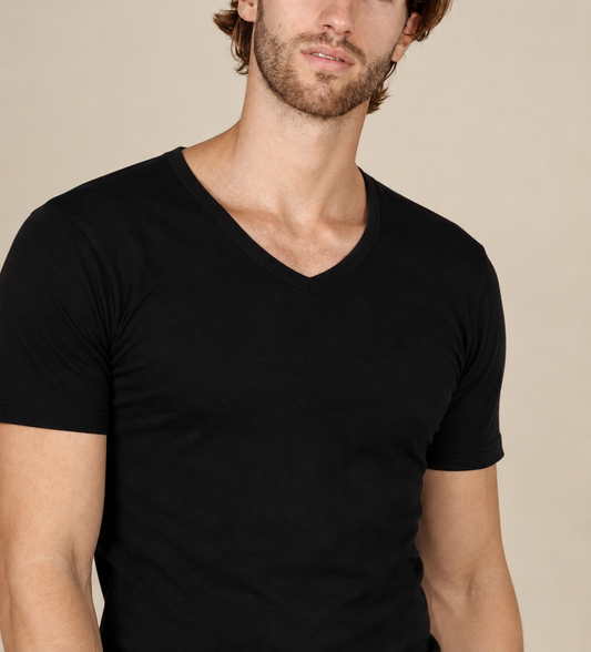 VITTORIA B VM483 Camiseta interior Algodón - BLACK-PACK 2