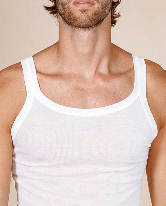 VITTORIA B VM541 Camiseta interior Algodón Filoscozia - WHITE-PACK 2