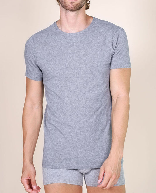 VITTORIA B VM986 Camiseta interior Algodón Elastizado - GREY - PACK 3