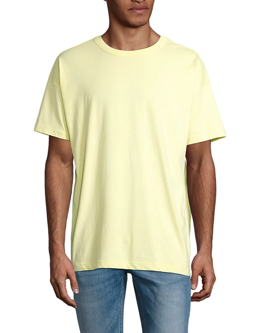 AMARA-A BA16 - Tshirt Pure man oversize - YELLOW