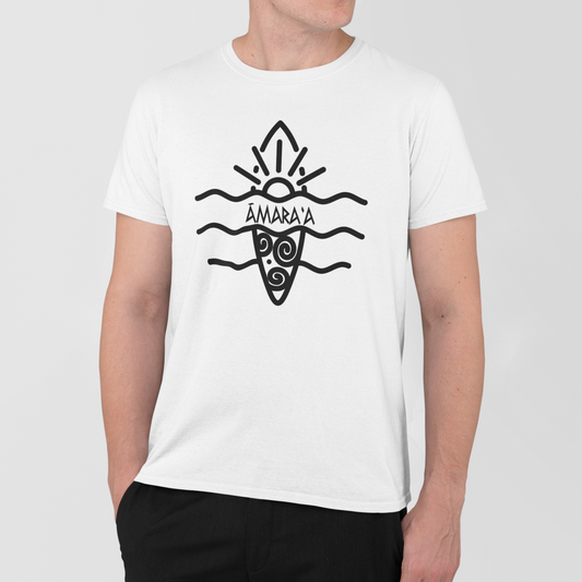 AMARA-A AM24 - T Shirt Man RITUAL - WHITE