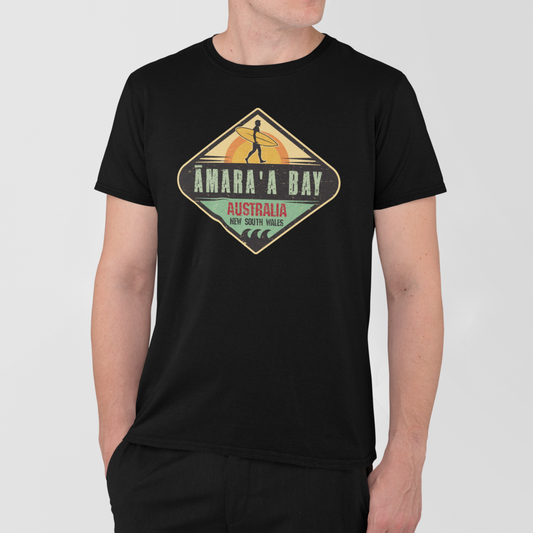 AMARA-A AM26 - T Shirt Man BAY - BLACK