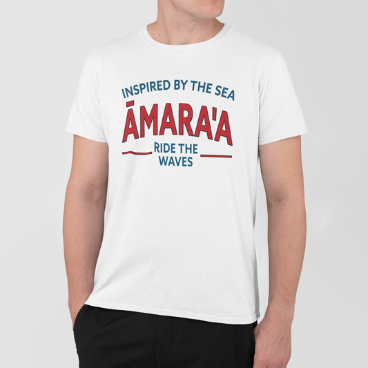 AMARA-A AM28 - T Shirt Man SEA - WHITE