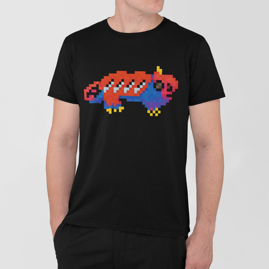 AMARA-A AM30 - T Shirt Man PIXEL - BLACK