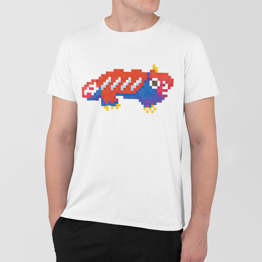AMARA-A AM30 - T Shirt Man PIXEL - WHITE