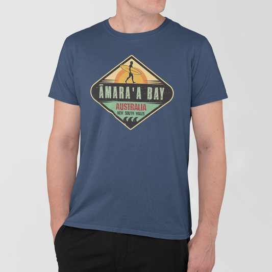 AMARA-A AM26 - T Shirt Man BAY - INDIGO