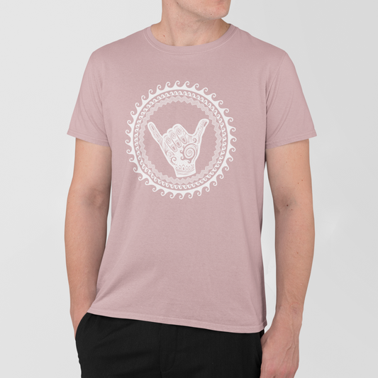 AMARA-A AM25 - T Shirt Man SHAKA - PINK