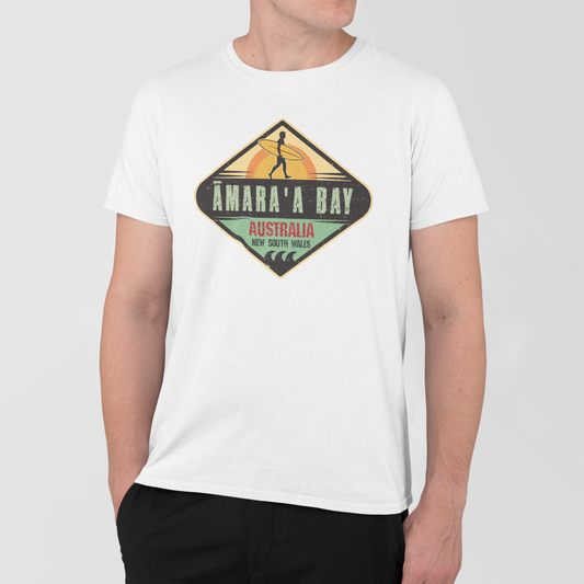 AMARA-A AM26 - T Shirt Man BAY - WHITE