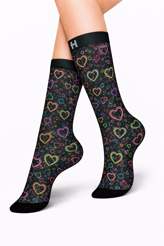 HYD F7 CUORE MULTICOLOR (pack 2 pares) + TAZA Celebration