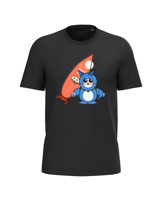 AMARA-A BA26 TOKIO - T Shirt Unisex AMARA’A OCEAN - BLACK