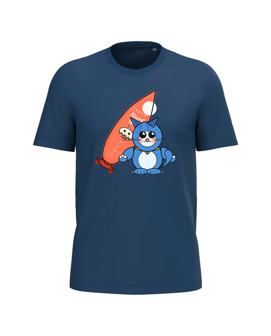 AMARA-A BA26 TOKIO - T Shirt Unisex AMARA’A OCEAN - TRUE INDIGO