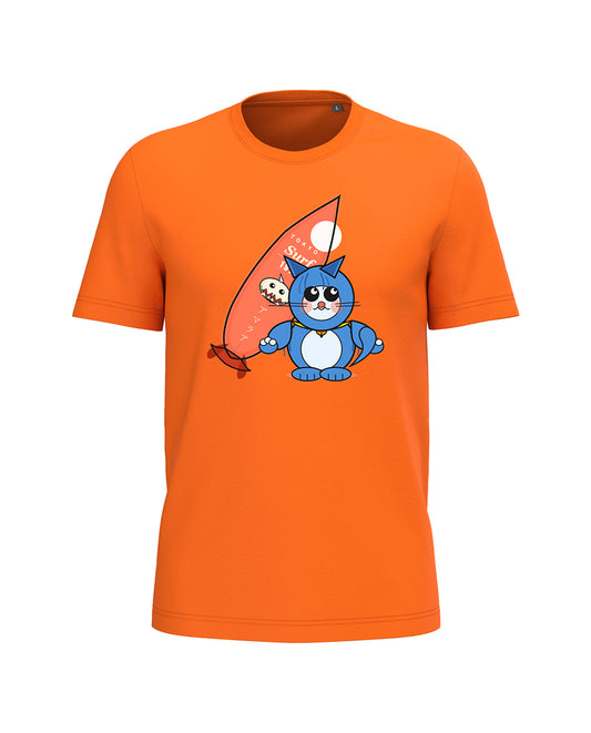 AMARA-A BA26 TOKIO - T Shirt Unisex AMARA’A OCEAN - ORANGE