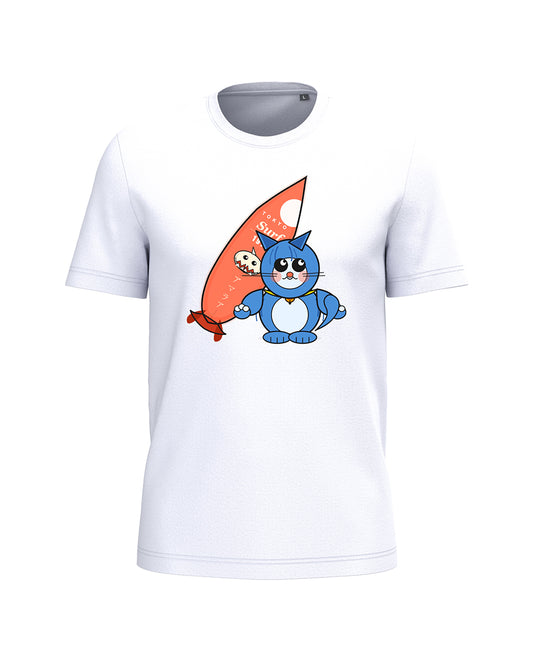 AMARA-A BA26 TOKIO - T Shirt Unisex AMARA’A OCEAN - WHITE