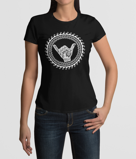 AMARA-A AW25 - T Shirt Woman SHAKA - BLACK