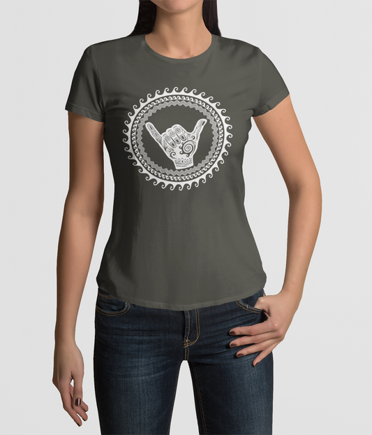 AMARA-A AW25 - T Shirt Woman SHAKA - KAKI