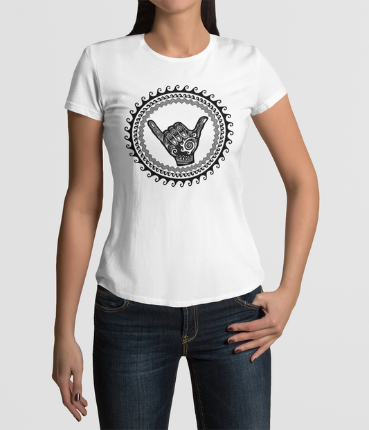 AMARA-A AW25 - T Shirt Woman SHAKA - WHITE
