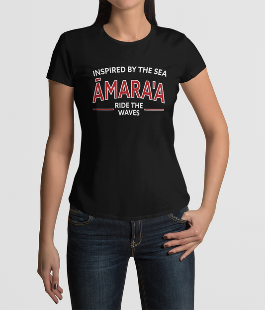 AMARA-A AW28 - T Shirt Woman SEA - BLACK