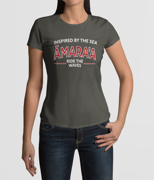 AMARA-A AW28 - T Shirt Woman SEA - KAKI